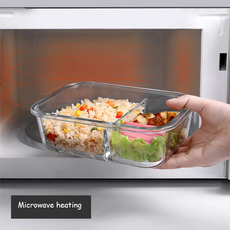 Стеклянный ланч-бокс, герметич – обзор и цена Meal Prep Glass Containers With Lids