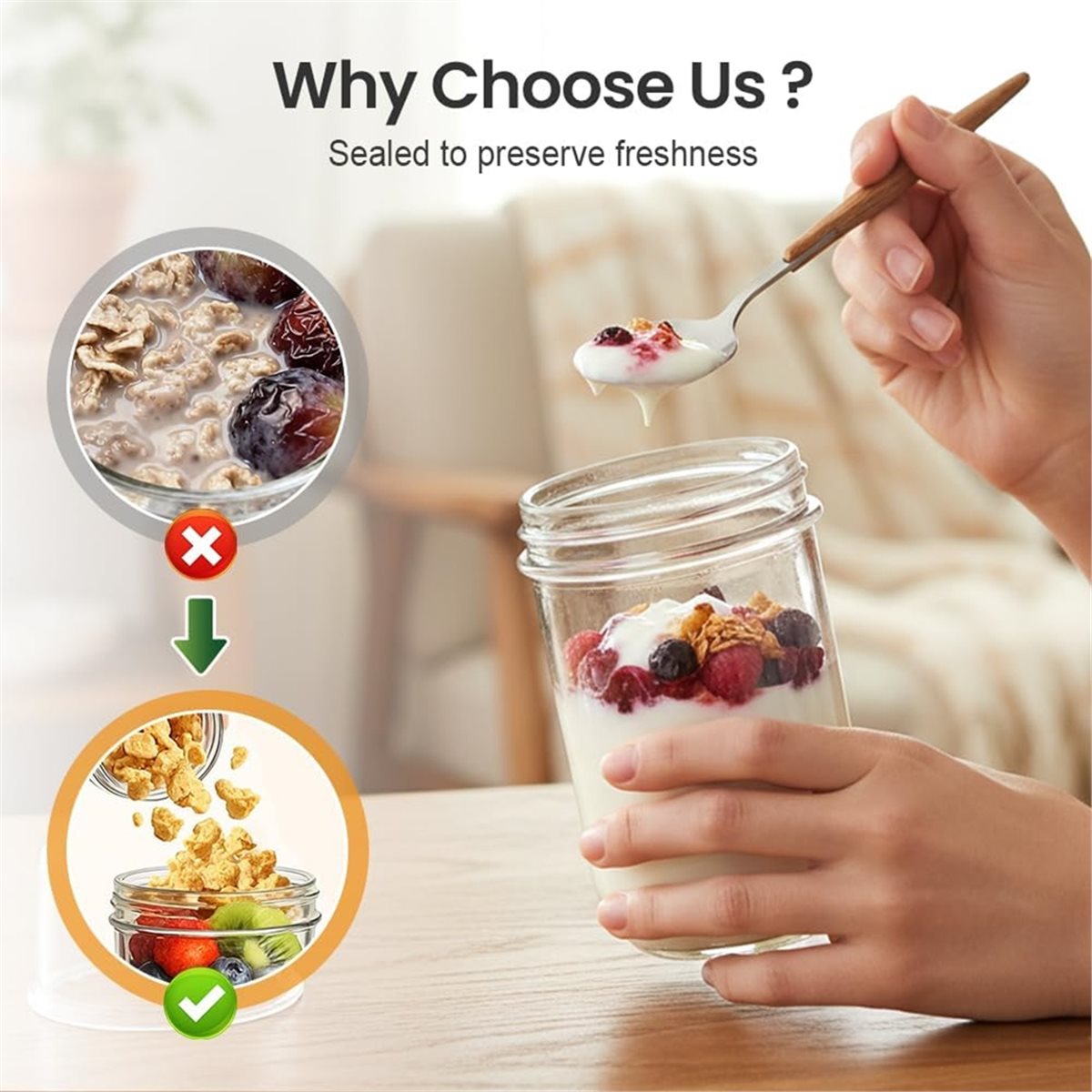 Контейнеры BAAE для овсянки на – обзор и цена Meal Prep Glass Containers With Lids