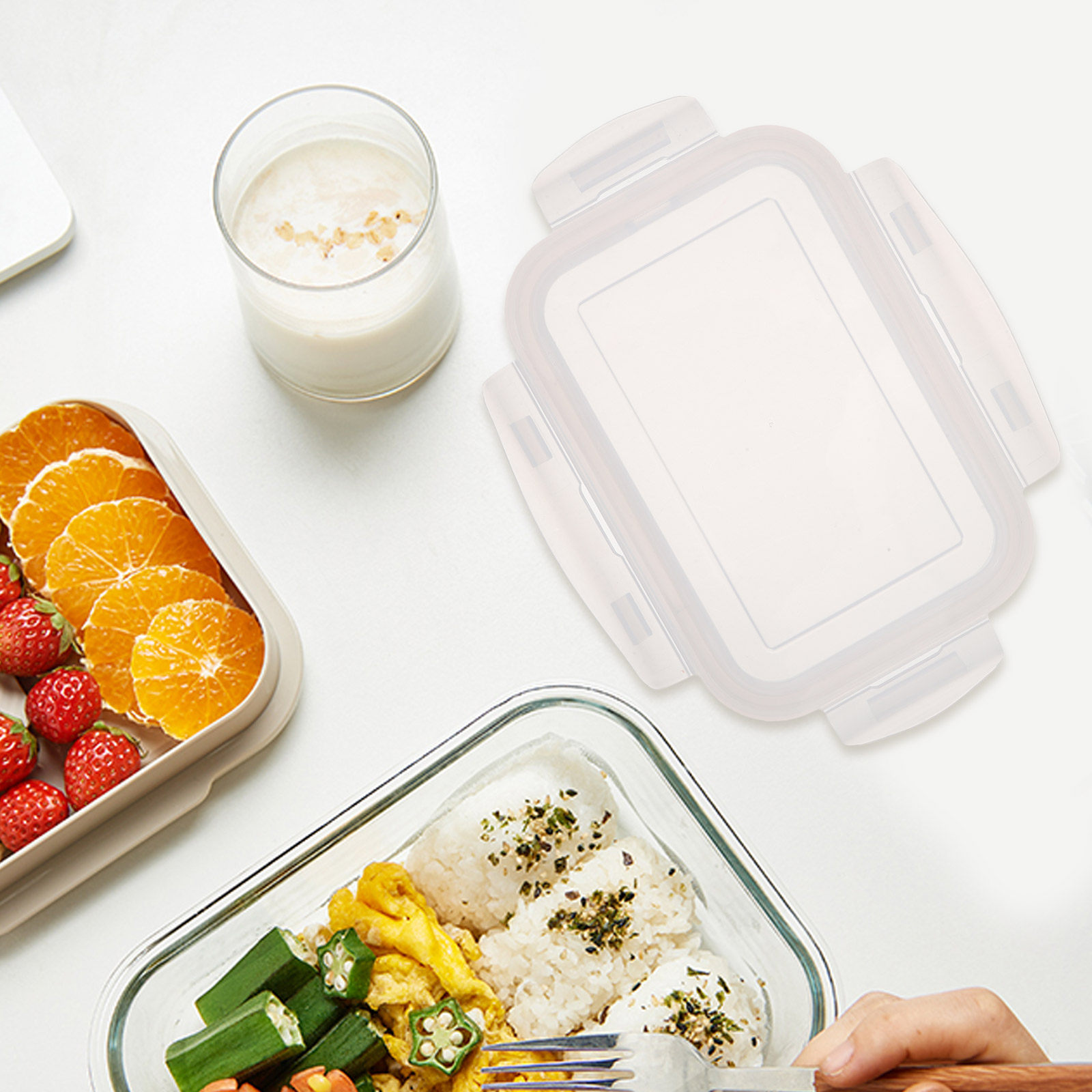 Герметичная прямоугольная крыш – обзор и цена Meal Prep Glass Containers With Lids