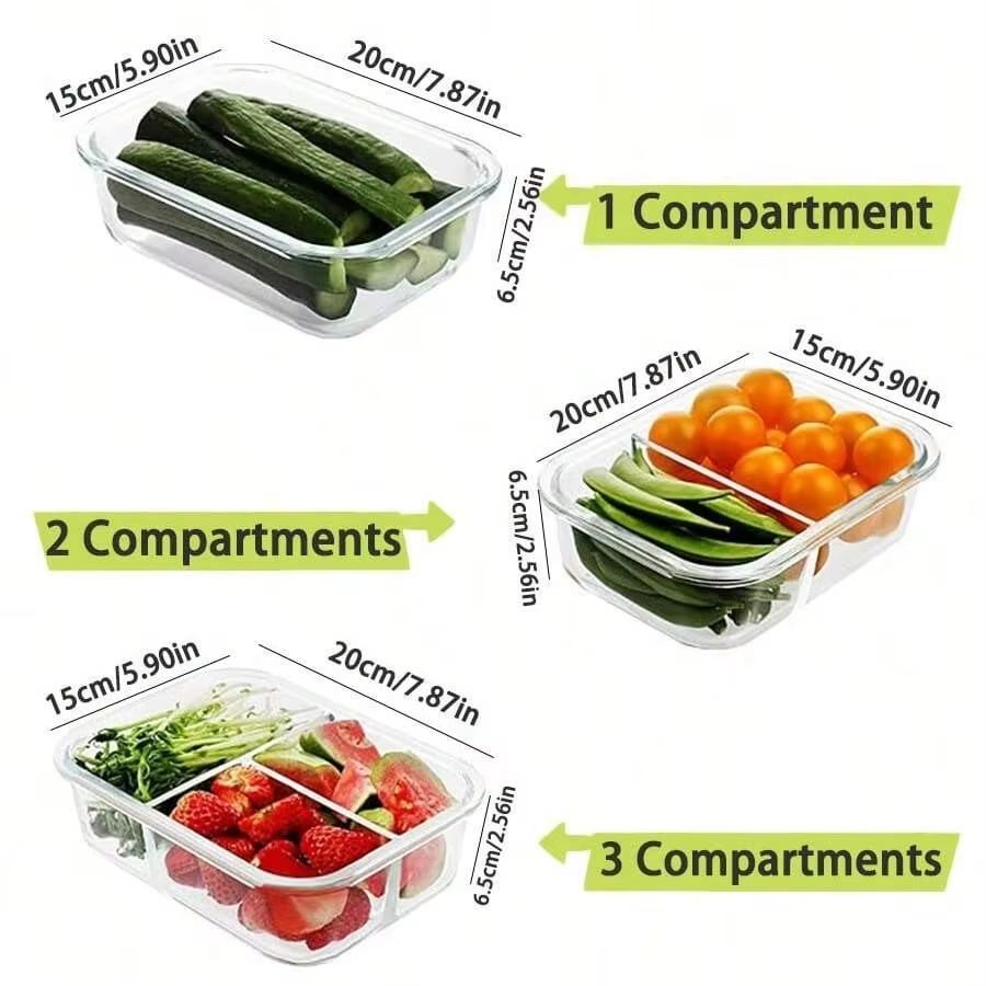Стеклянный контейнер для хране – обзор и цена Meal Prep Jars With Lids