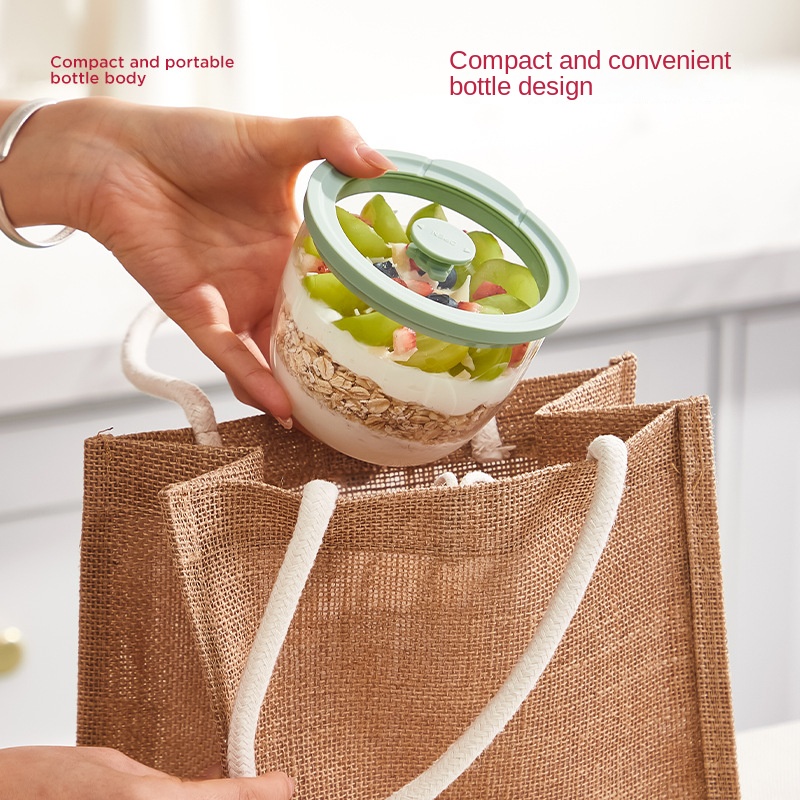 Стеклянный контейнер для овсян – обзор и цена Meal Prep Yogurt Bowl