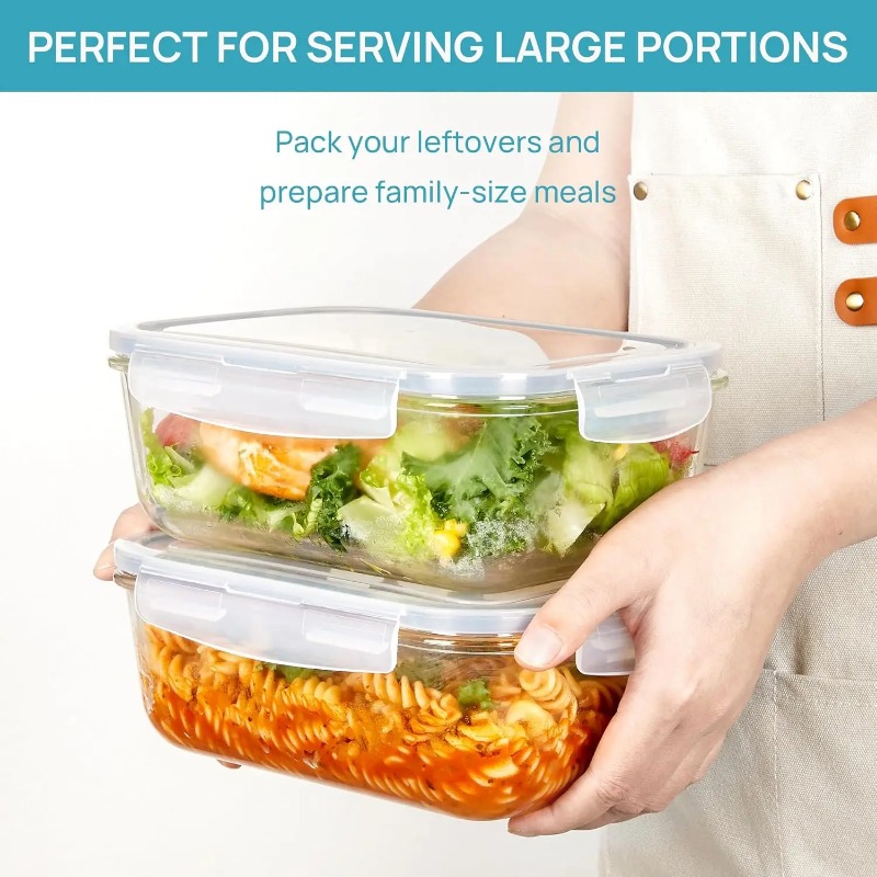 Набор из 18 стеклянных контейн – обзор и цена Meal Prep Jars With Lids