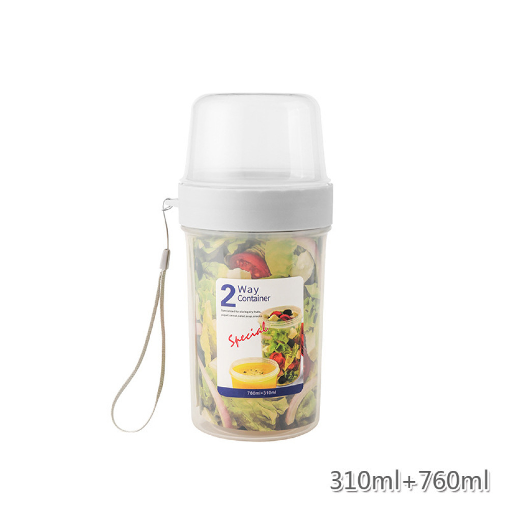 Двухслойный герметичный контей – обзор и цена Meal Prep Jars With Lids